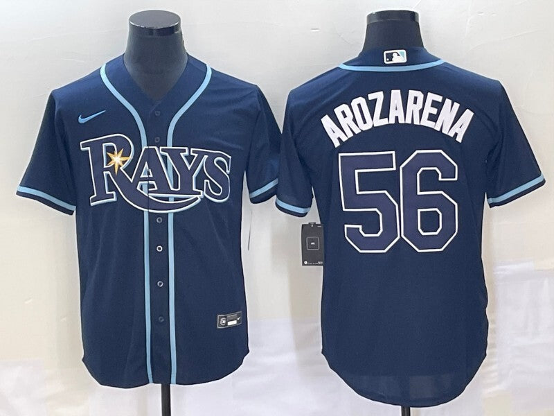 Tampa Bay Rays #56 Randy Arozarena Fan Edition Style 9 Baseball Jersey baseball jersey product view 1