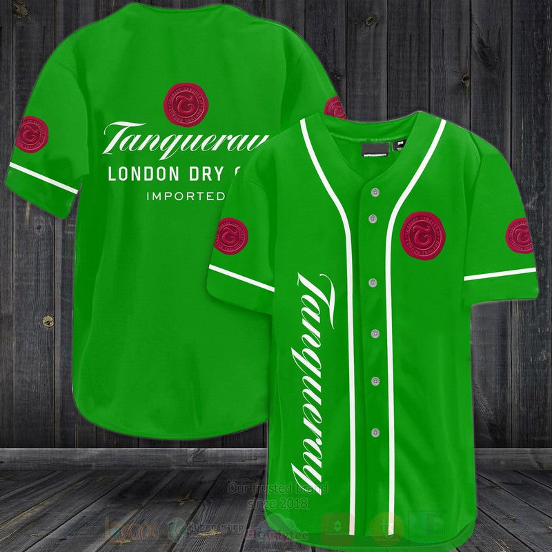 FASHION Tanqueray Baseball Jerseys Botton Shirt baseball jersey product view 1