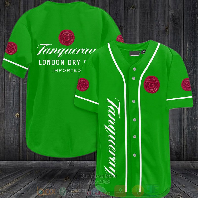 Tanqueray London Dry Gin Imported Baseball shirt baseball jersey product view 1