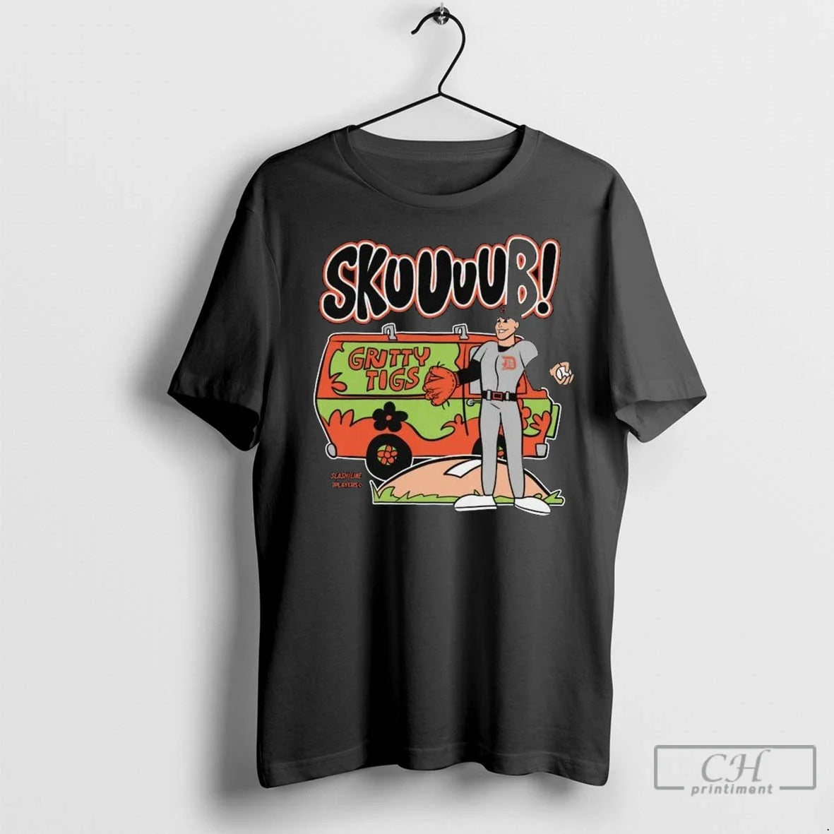 Tarik Skubal Detroit Tigers Skuuuub Gritty Tigs Cartoon Long Sleve T Shirts Unisex T-shirt, Sweatshirt, Hoodie, Long Sleeve Tee - T-Shirt, Sweatshirt, Hoodie