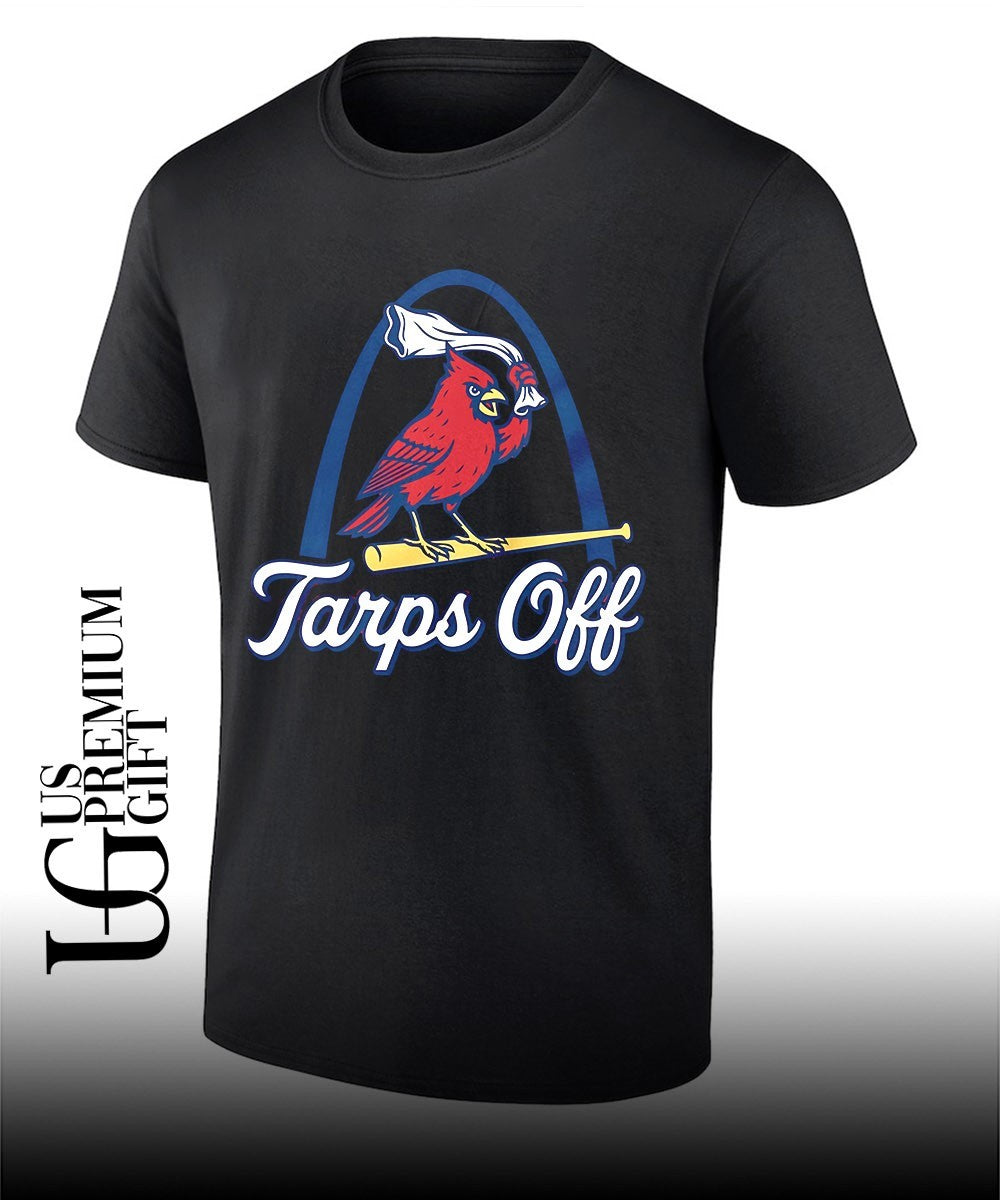 Tarps Off St. Louis Cardinals baseball logo shirt Unisex T-shirt, Sweatshirt, Hoodie, Long Sleeve Tee - T-Shirt, Sweatshirt, Hoodie