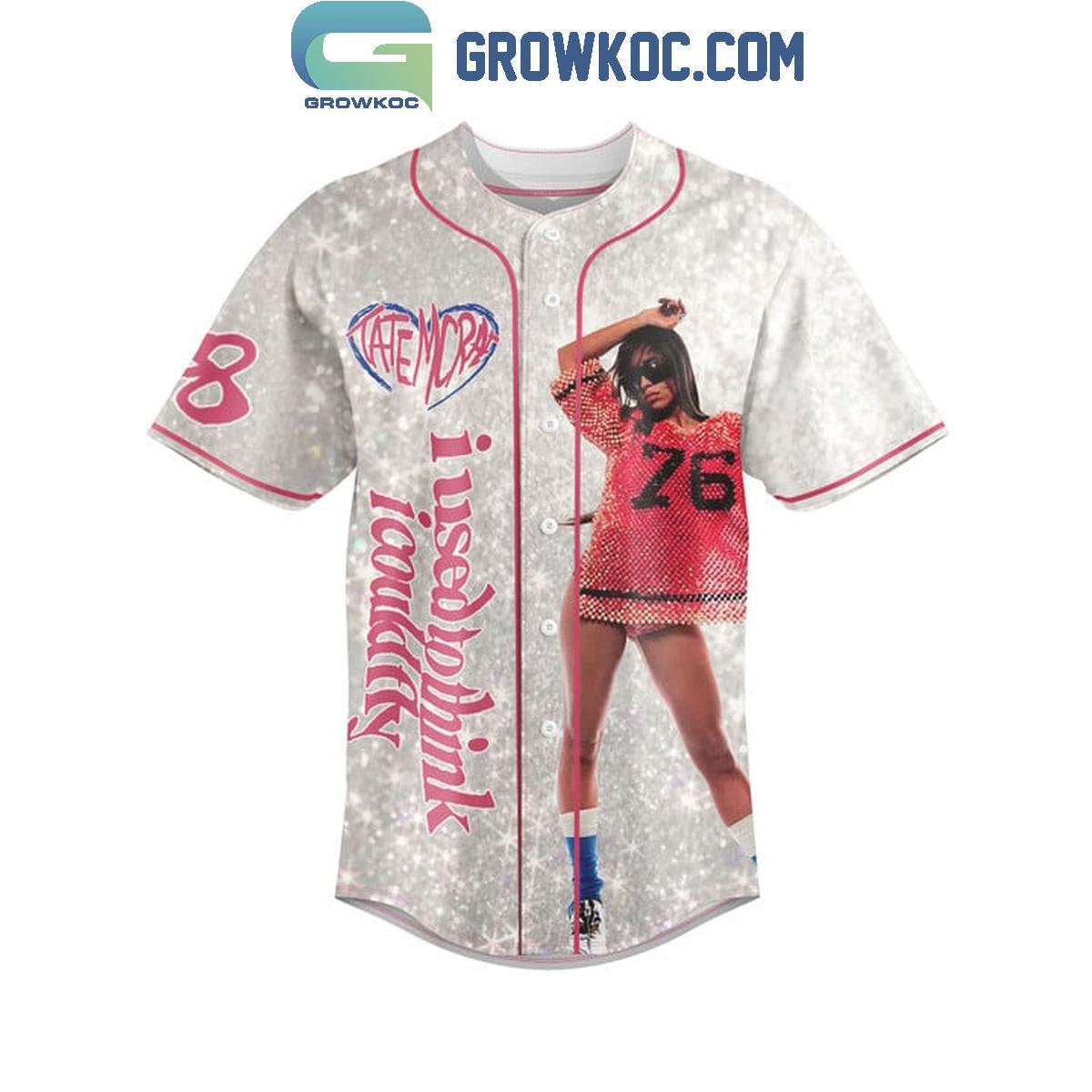 Tate McRae Love Me Now I’m So Stupid For U Baseball Jersey baseball jersey product view 2