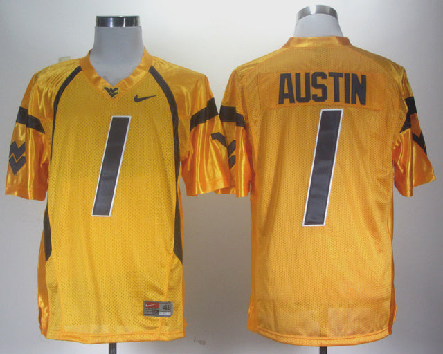 Tavon Austin 1 Gold College Football Jersey football jersey product view 1