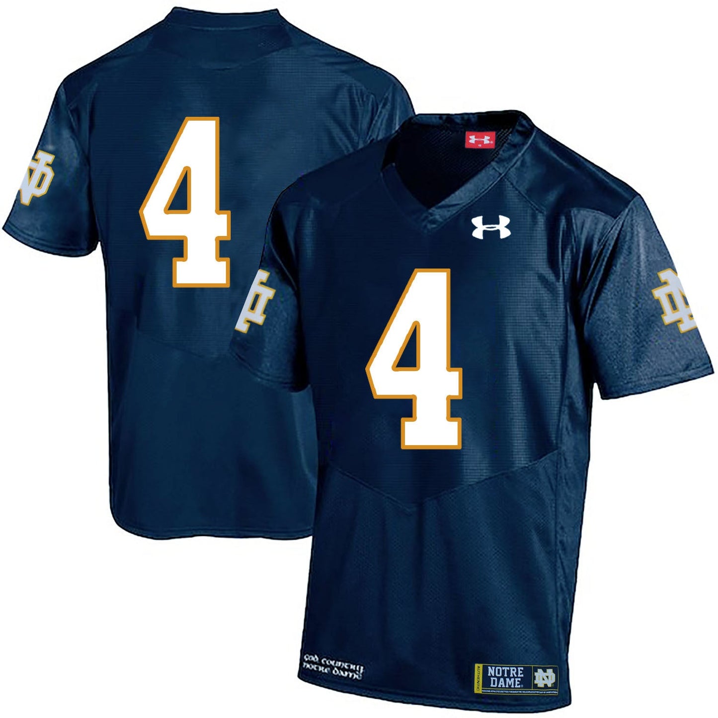 Te'von Coney 4 Navy .2jpg College Football Jersey football jersey product view 1