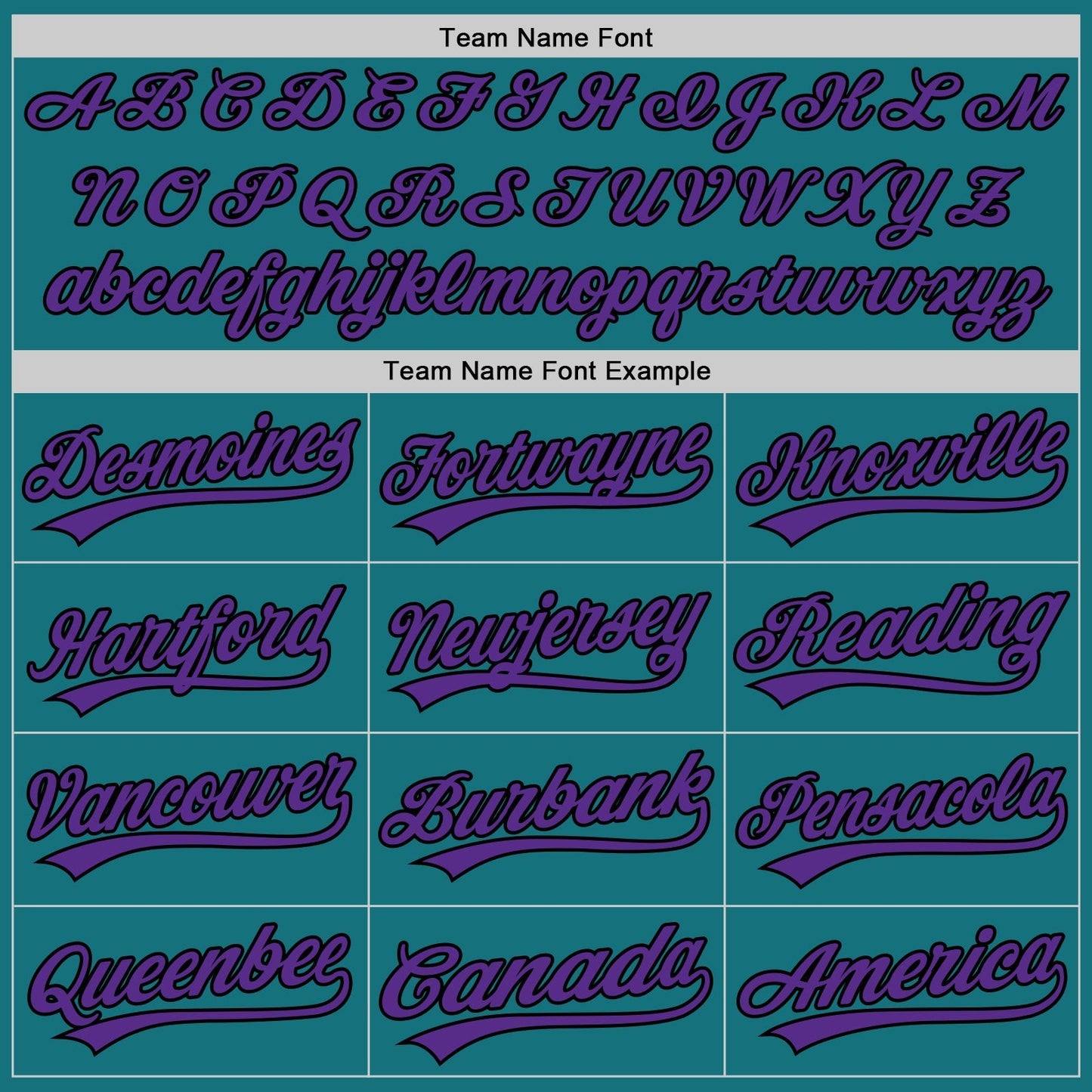Custom Teal Purple-Black Authentic Baseball Jersey baseball jersey product view 4