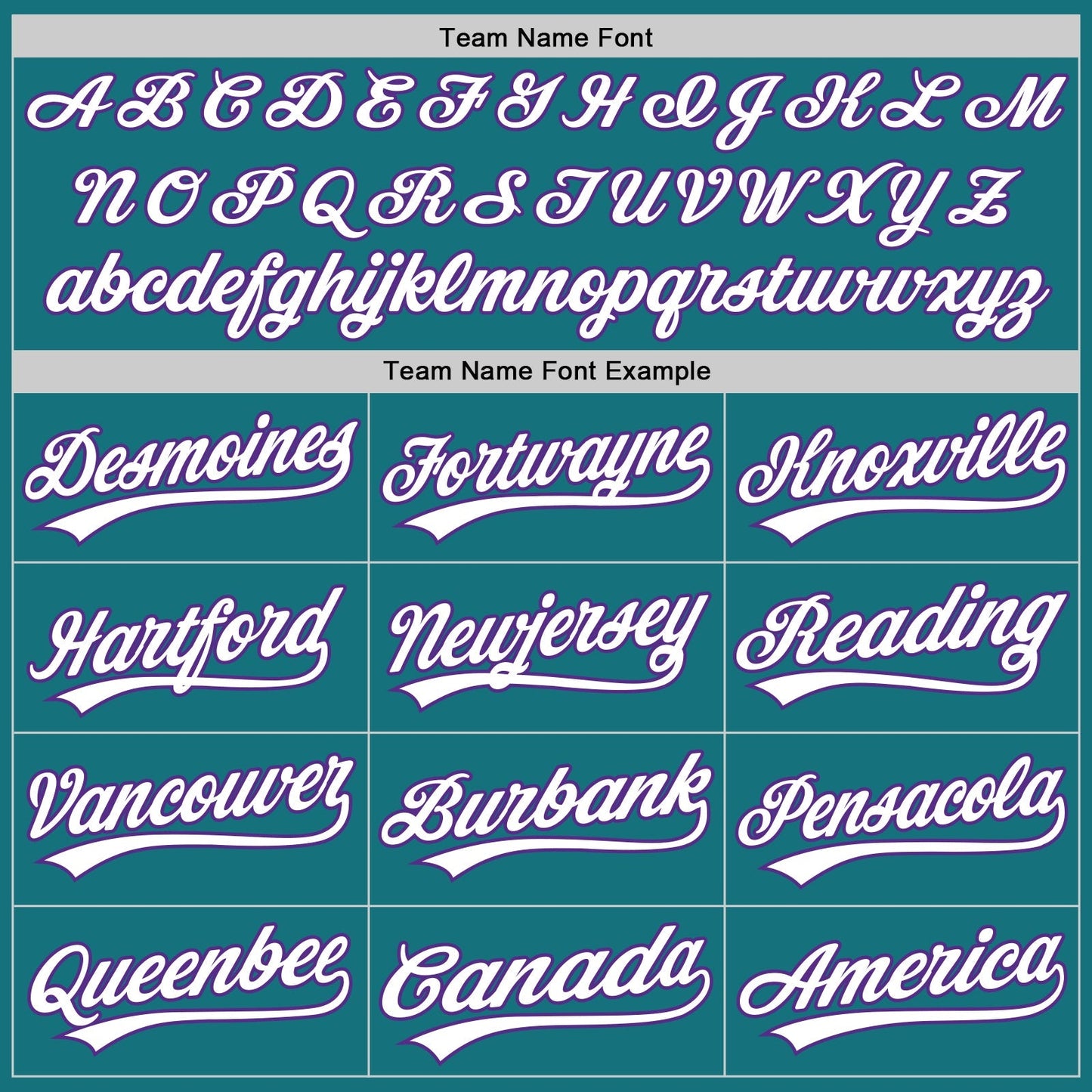 Custom Teal White-Purple Authentic Baseball Jersey baseball jersey product view 4