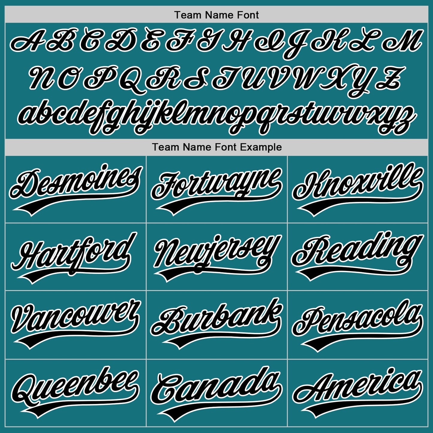 Custom Teal Black Pinstripe Black-White Authentic Baseball Jersey baseball jersey product view 4
