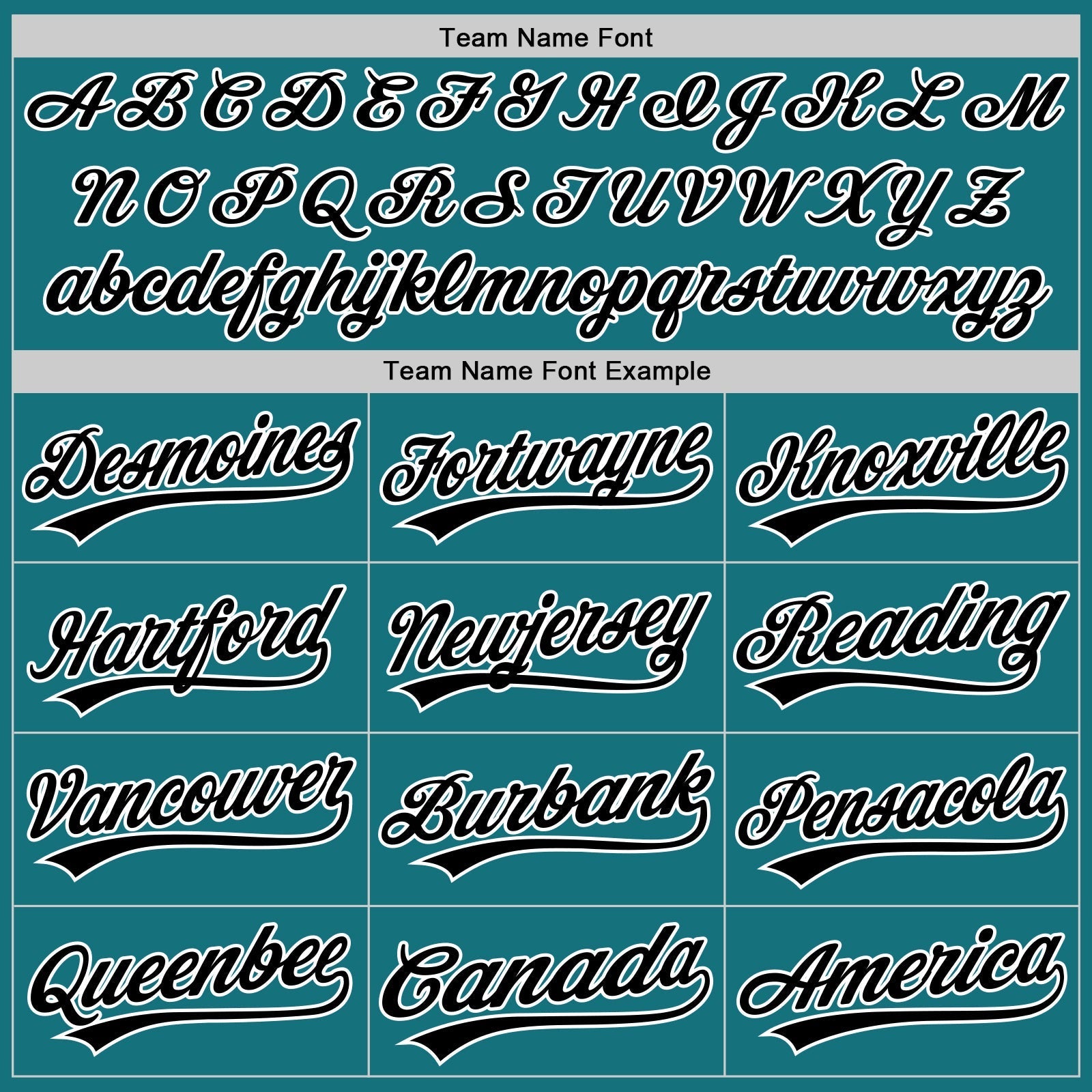Custom Teal Black Pinstripe Black-White Authentic Baseball Jersey baseball jersey product view 4