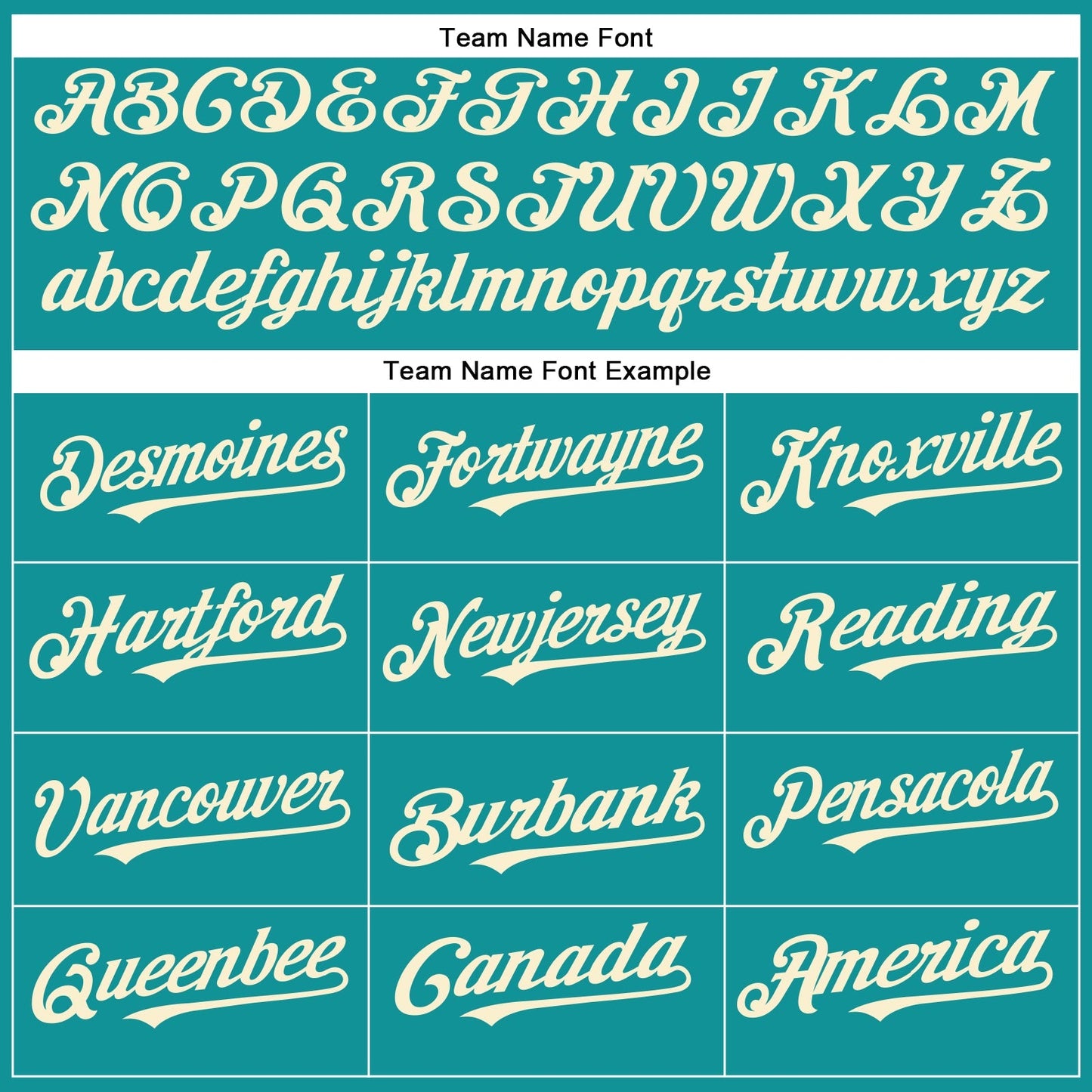 Custom Teal Cream Authentic Baseball Jersey baseball jersey product view 4
