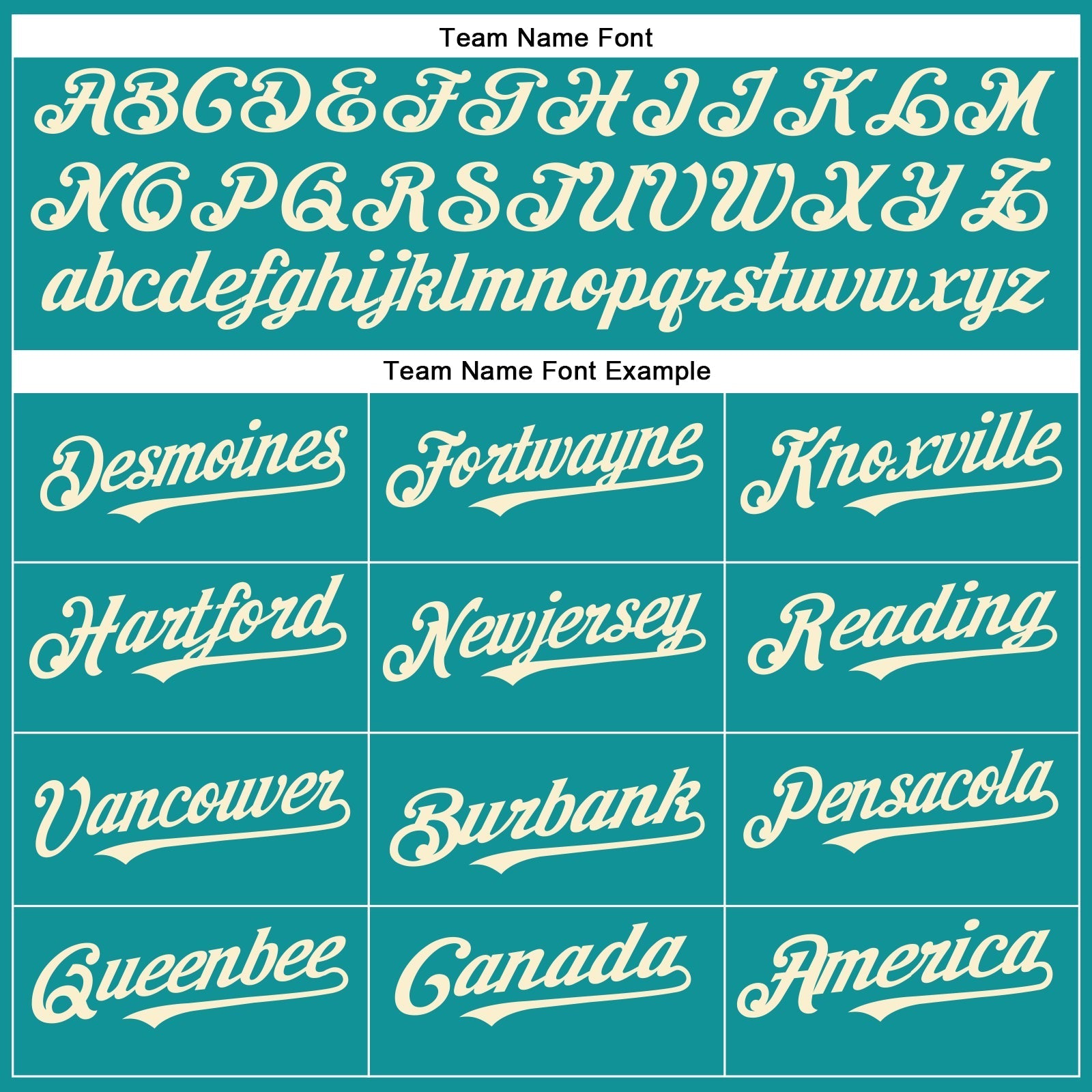 Custom Teal Cream Authentic Baseball Jersey baseball jersey product view 4
