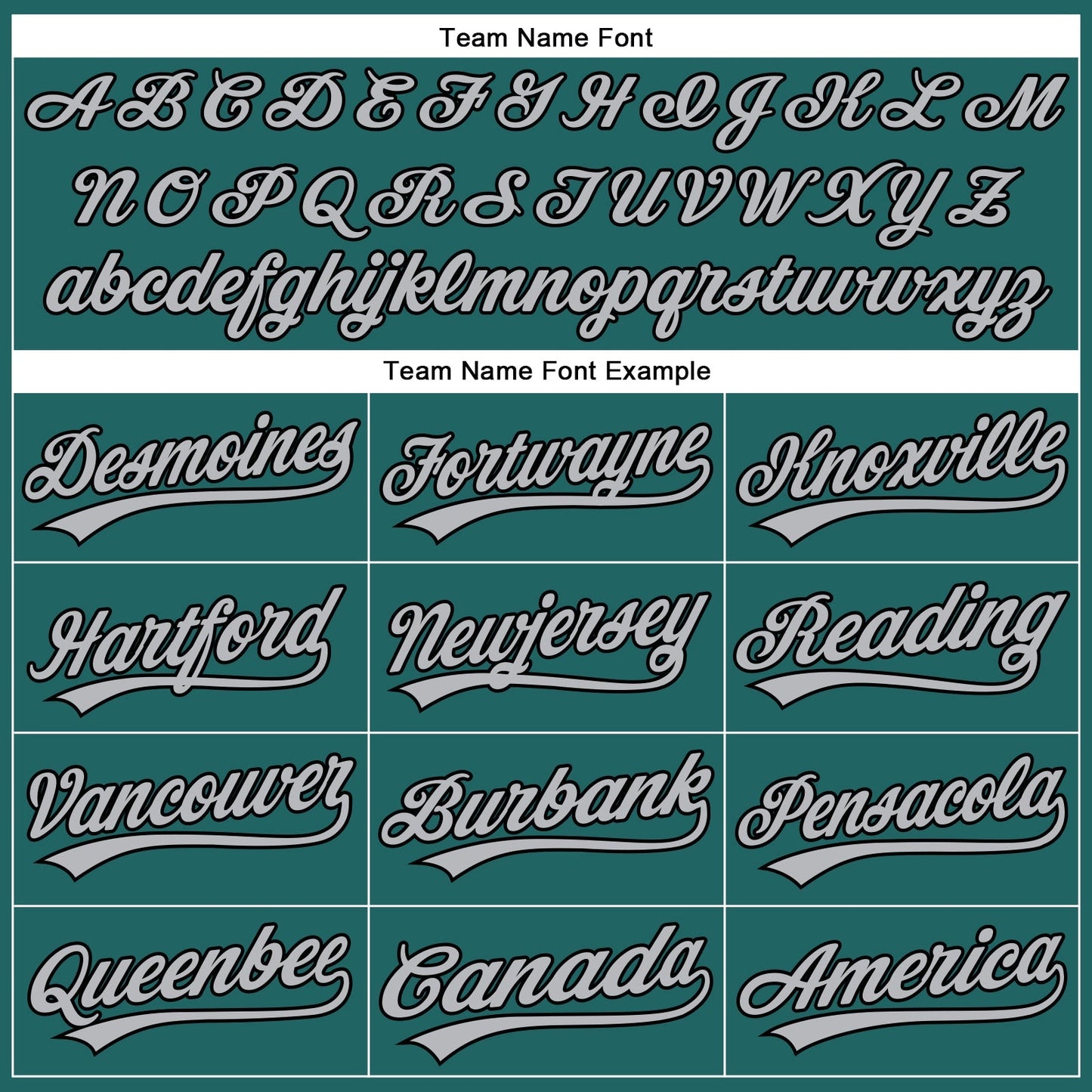 Custom Teal Gray Pinstripe Black Authentic Baseball Jersey baseball jersey product view 4
