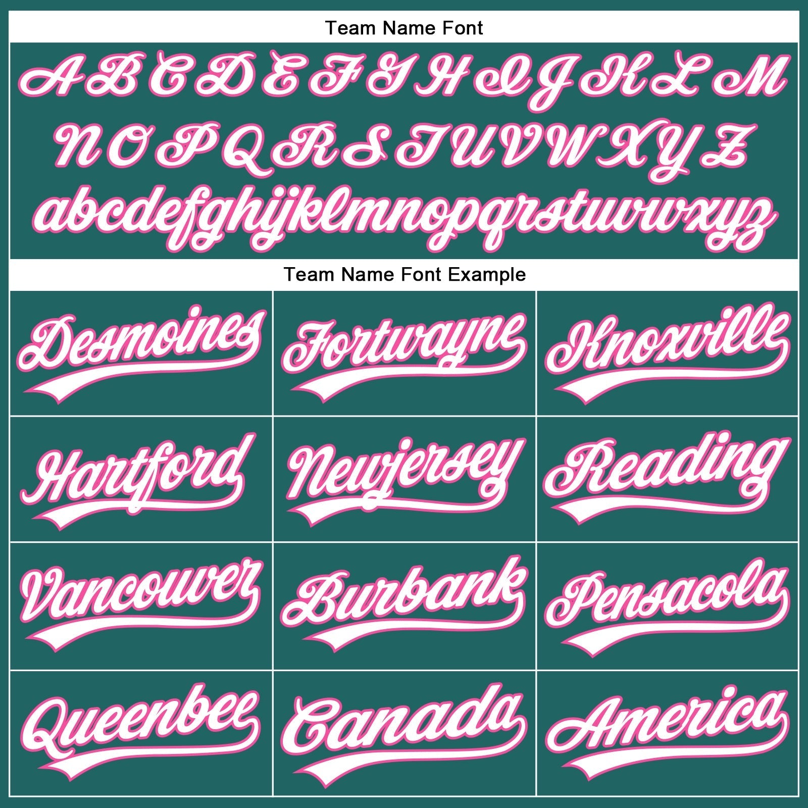 Custom Teal White Pinstripe Pink Authentic Baseball Jersey baseball jersey product view 4