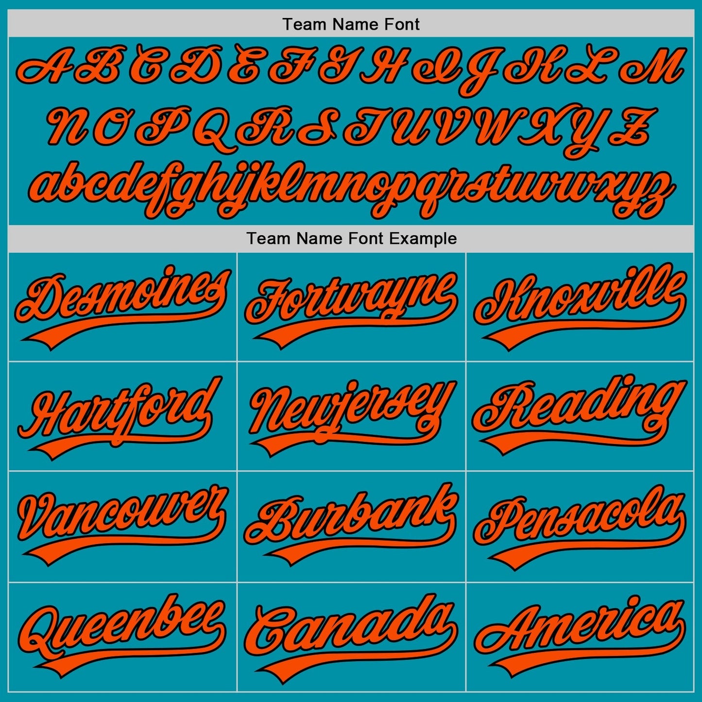 Custom Teal Orange-Black Authentic Throwback Baseball Jersey baseball jersey product view 4