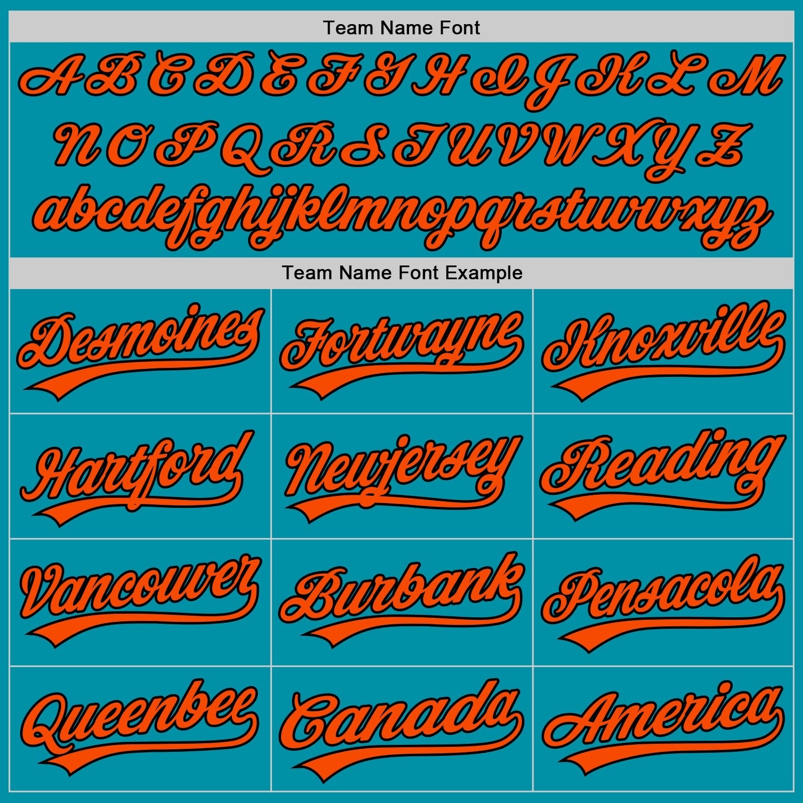Custom Teal Orange-Black Authentic Throwback Baseball Jersey baseball jersey product view 4