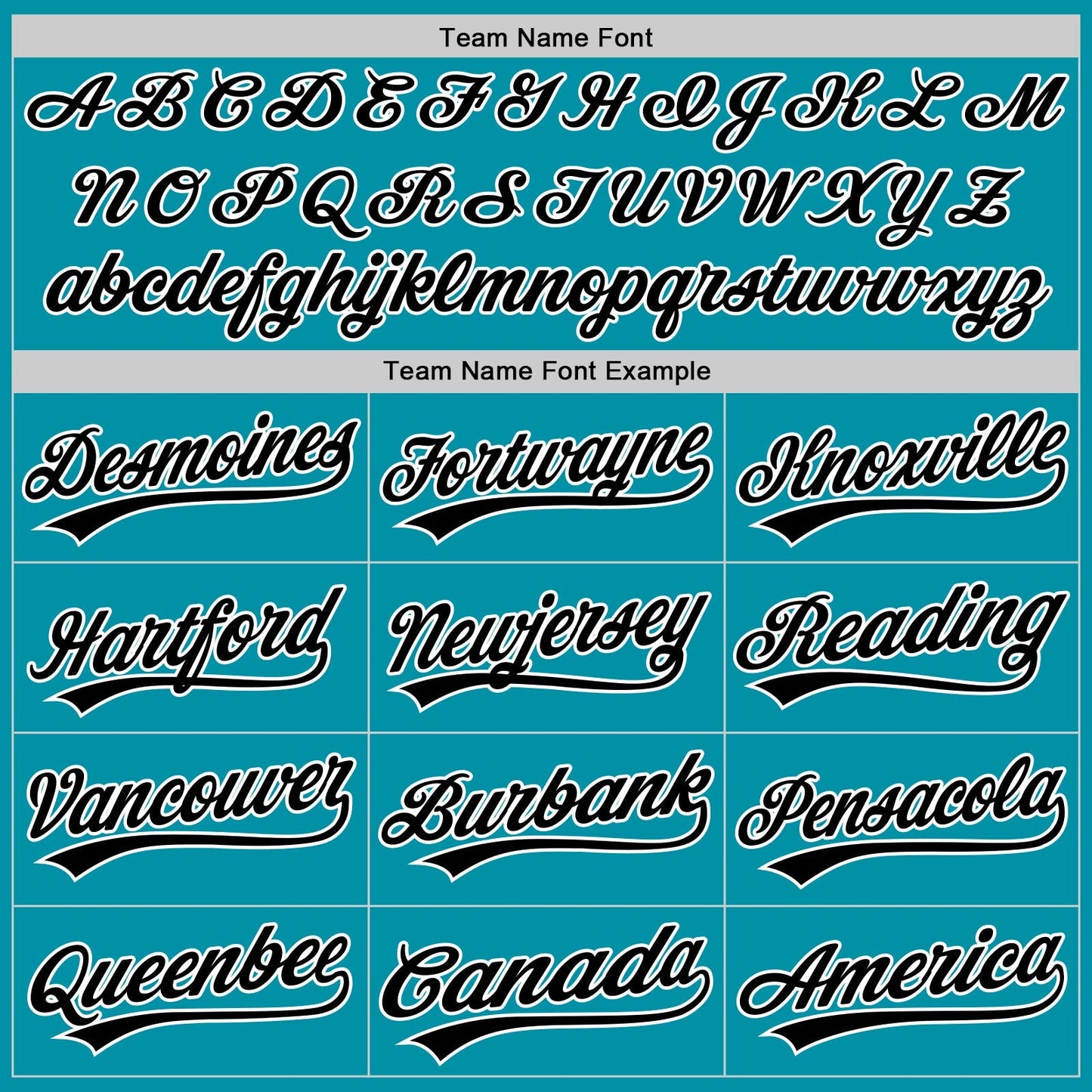 Custom Teal Black-White Authentic Throwback Baseball Jersey baseball jersey product view 4