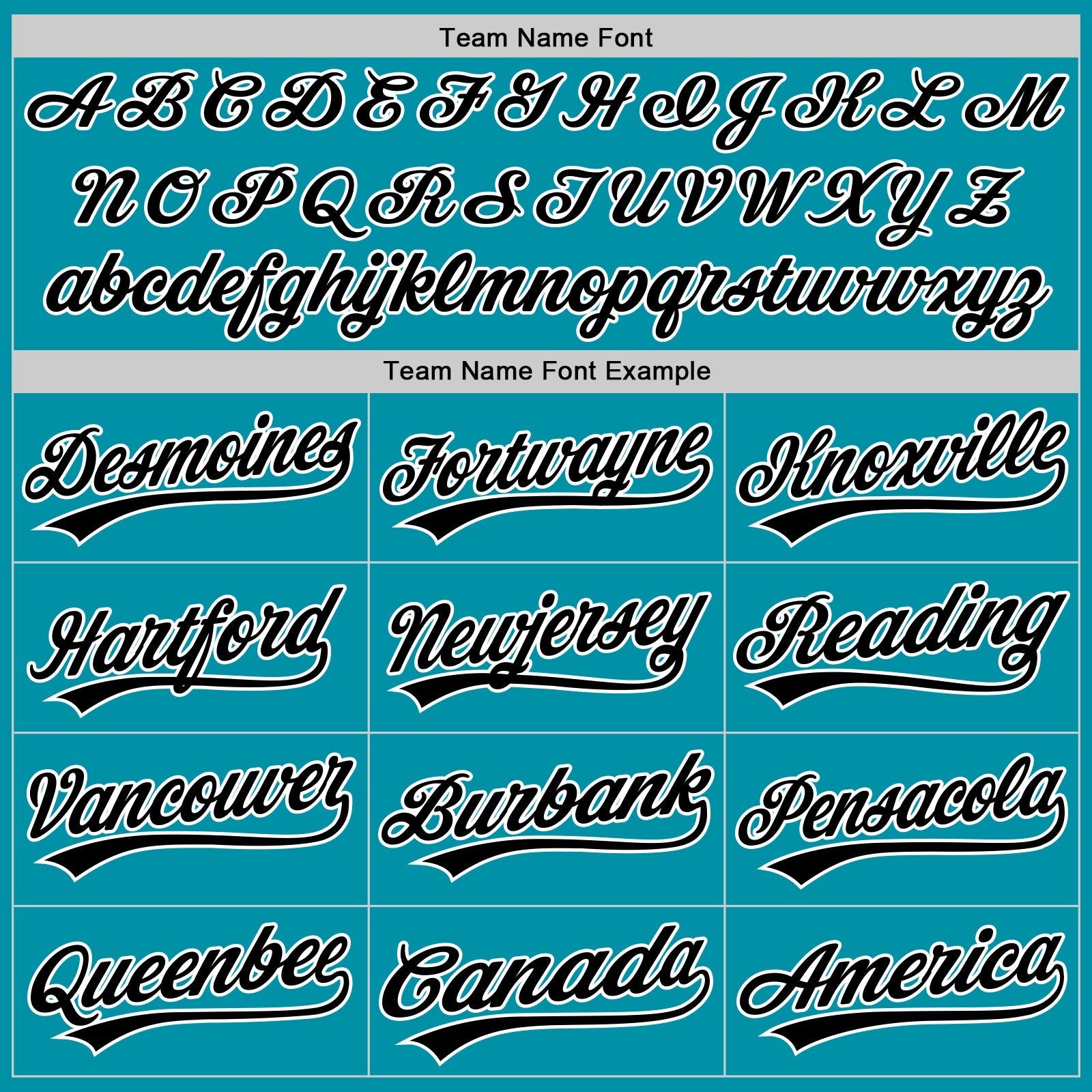 Custom Teal Black-White Authentic Throwback Baseball Jersey baseball jersey product view 4