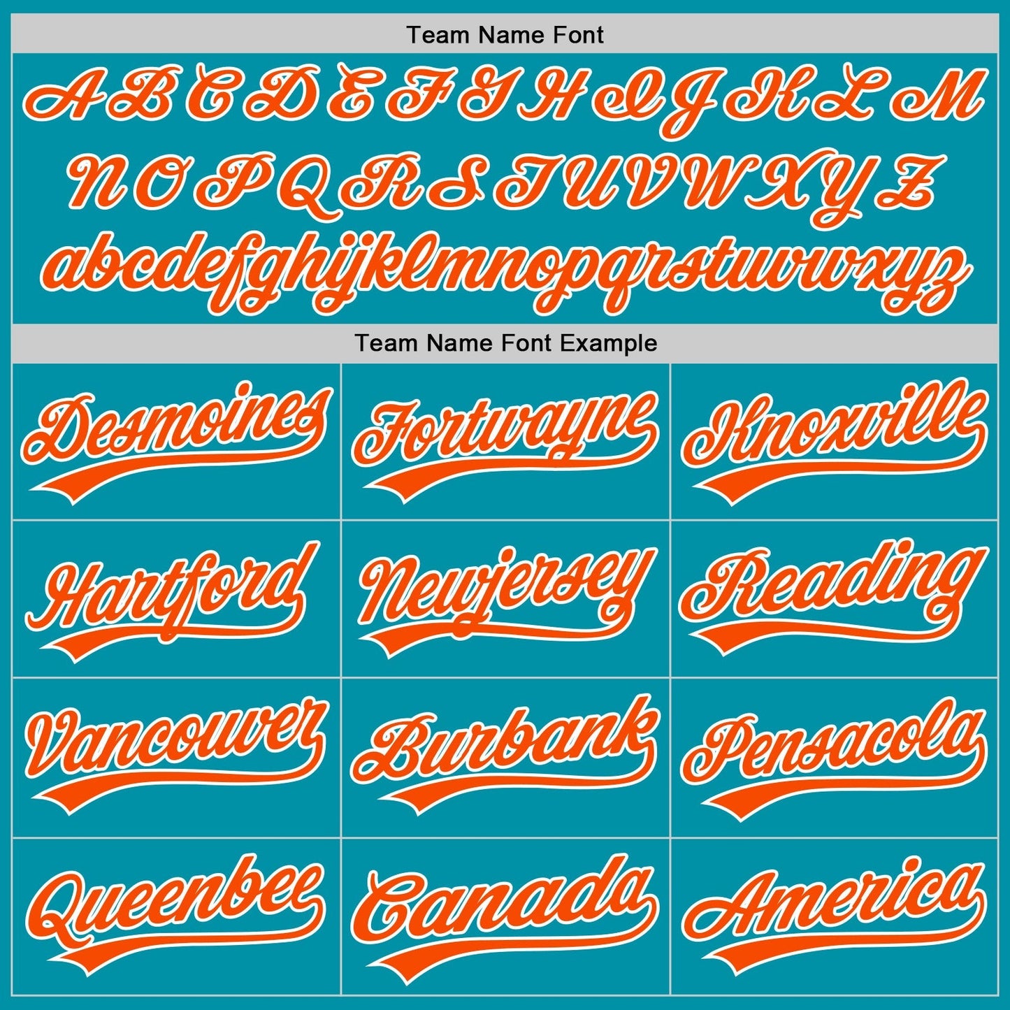 Custom Teal Orange-White Authentic Throwback Baseball Jersey baseball jersey product view 4