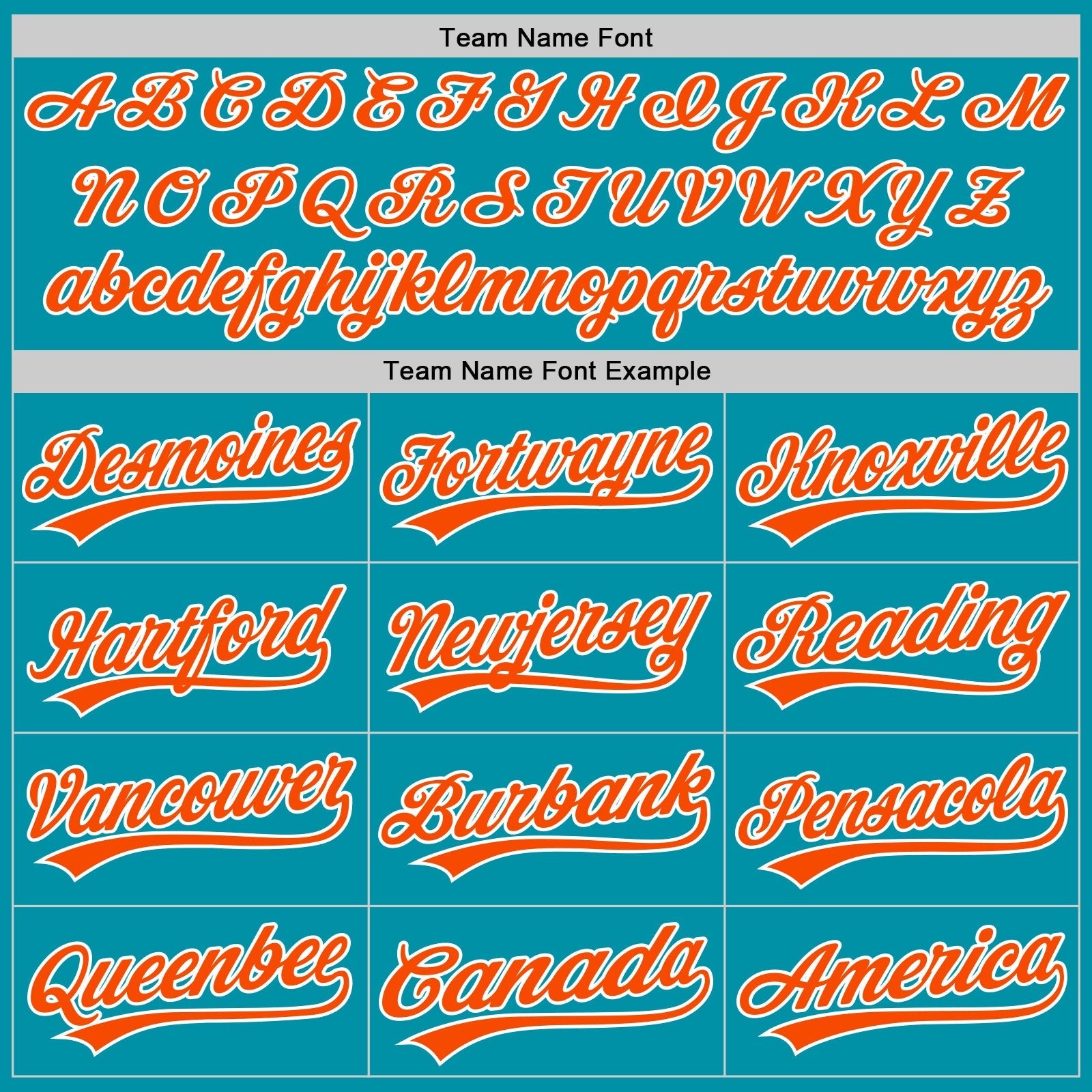 Custom Teal Orange-White Authentic Throwback Baseball Jersey baseball jersey product view 4