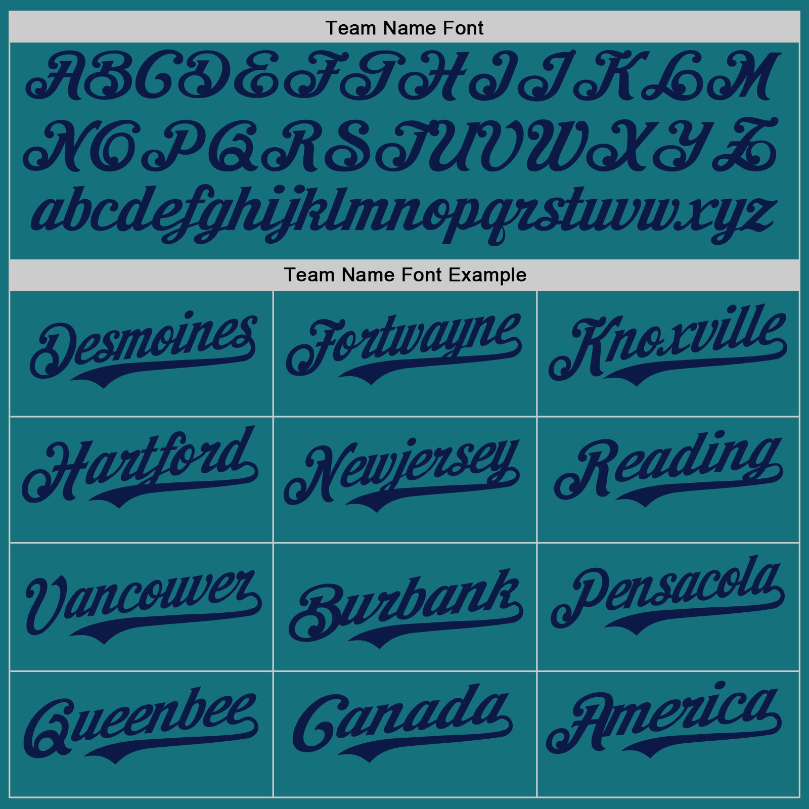 Custom Teal Navy Authentic Baseball Jersey baseball jersey product view 4