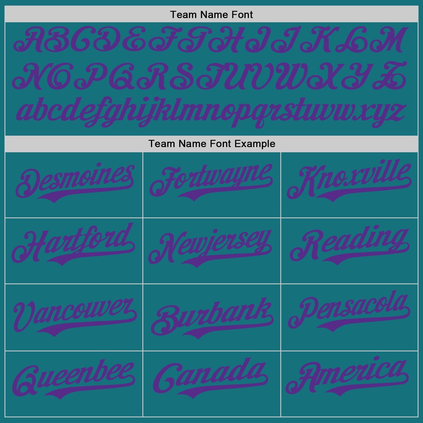 Custom Teal Purple Authentic Baseball Jersey baseball jersey product view 4