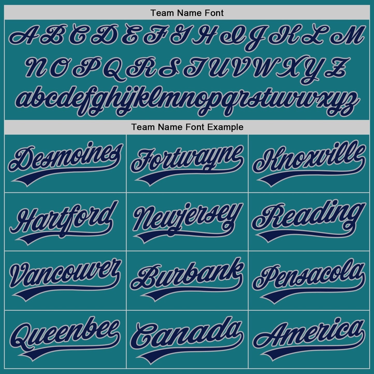 Custom Teal Navy-Gray Authentic Baseball Jersey baseball jersey product view 4