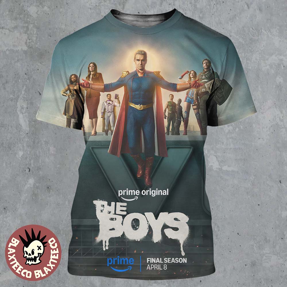 Team Homelander The Boys Season 5 All Over Print Shirt Unisex T-shirt, Sweatshirt, Hoodie, Long Sleeve Tee - T-Shirt, Sweatshirt, Hoodie