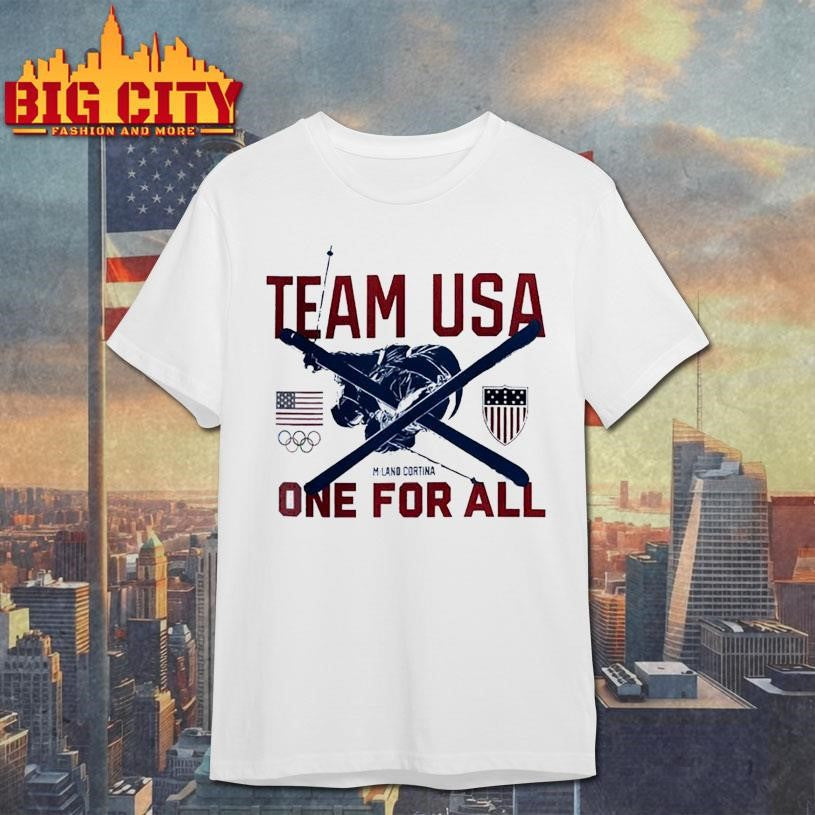 Team USA Milano Cortina 2026 Winter Olympics Shirt Unisex T-shirt, Sweatshirt, Hoodie, Long Sleeve Tee - T-Shirt, Sweatshirt, Hoodie