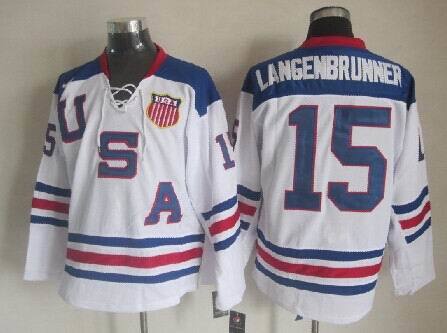 Team USA 1980 Style 8 Hockey Jersey hockey jersey product view 1