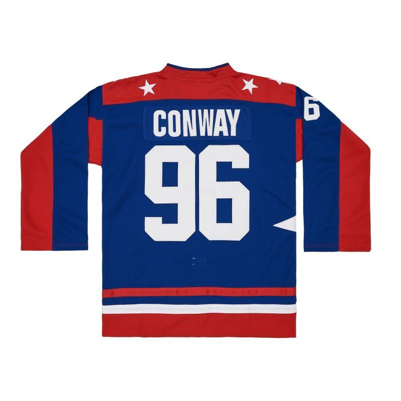 Team USA 96 Charlie Conway Mighty Ducks Style 1 College Football Jersey football jersey product view 1