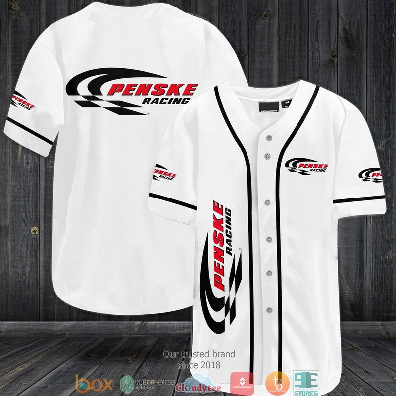 BEST Team Penske Racing Car Team Baseball Jersey baseball jersey product view 1