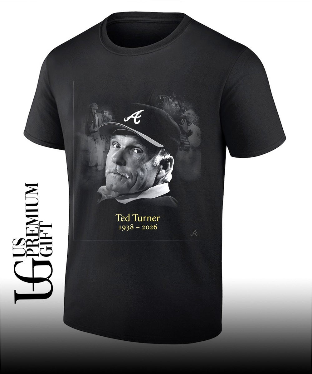 Ted Turner Rest In Peace 1938-2026 shirt Unisex T-shirt, Sweatshirt, Hoodie, Long Sleeve Tee - T-Shirt, Sweatshirt, Hoodie