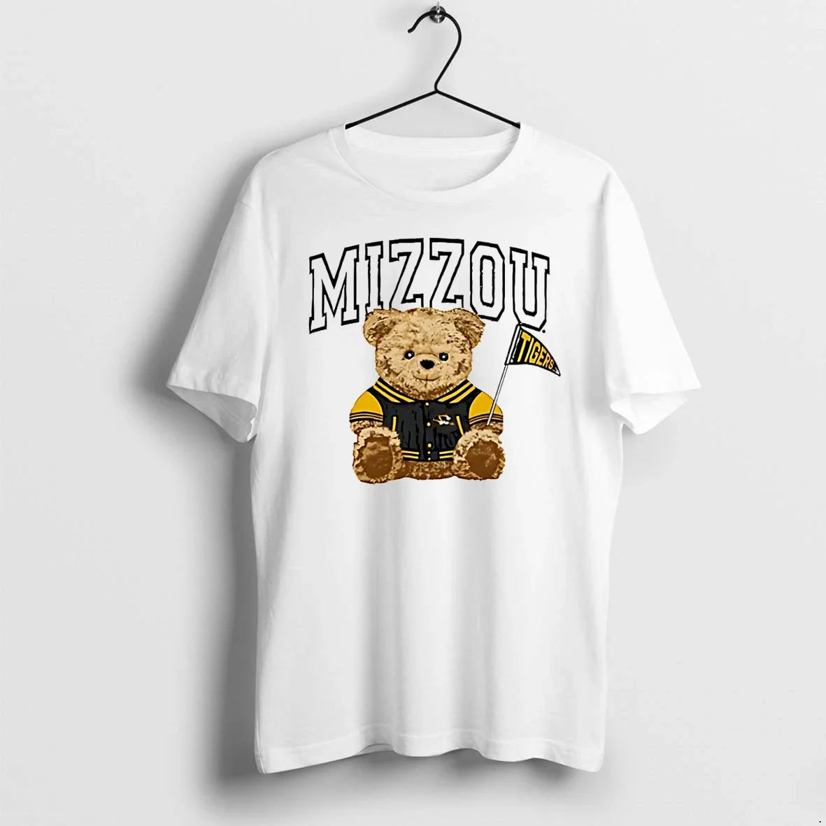Teddy Bear Mizzou Tigers Cartoon Tshirts Sweater Unisex T-shirt, Sweatshirt, Hoodie, Long Sleeve Tee - T-Shirt, Sweatshirt, Hoodie
