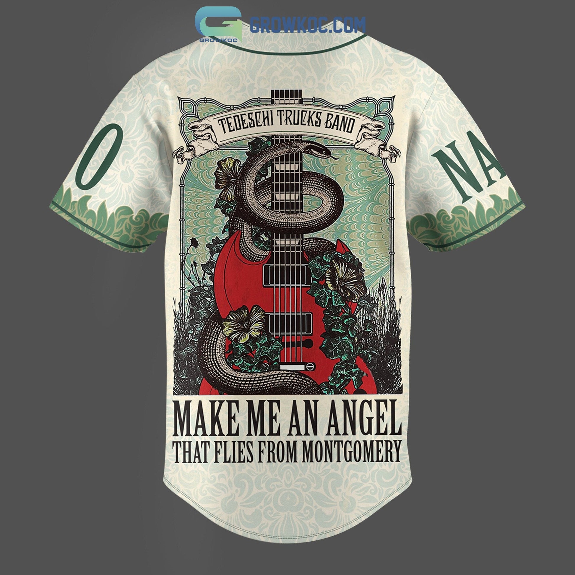 Tedeschi Trucks Band Make Me An Angel That Flies From Montgomery Personalized Baseball Jersey baseball jersey product view 3