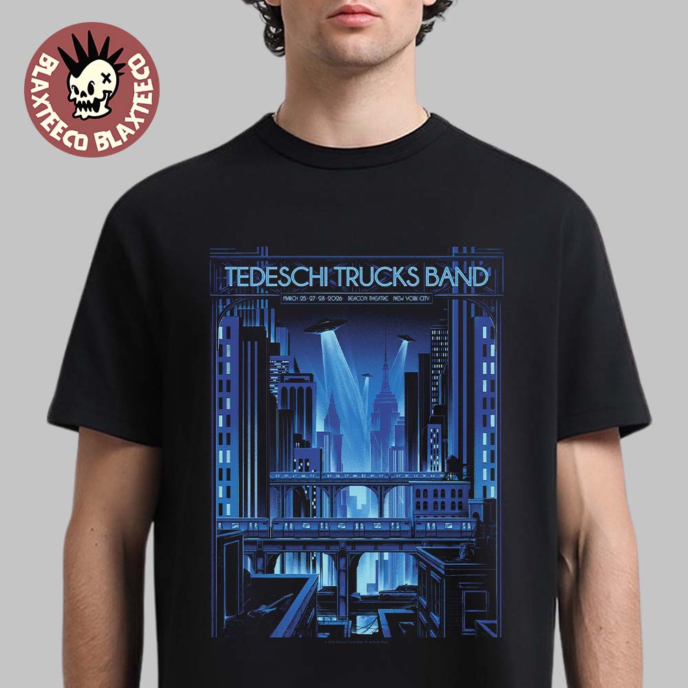 Tedeschi Trucks Band New York 2026 Week 3 Poster At Beacon Theatre On March 25 27 And 28 2026 T-Shirt - T-Shirt, Sweatshirt, Hoodie