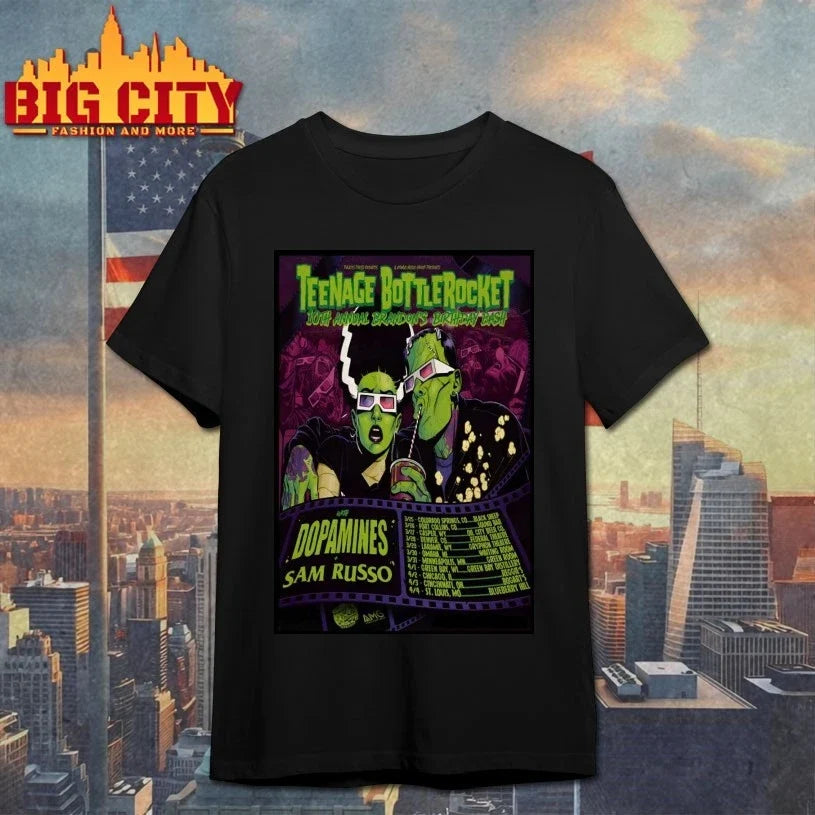 Teenage Bottlerocket 10th Annual on’s Birthday Bash Tour 2026 Poster shirt Unisex T-shirt, Sweatshirt, Hoodie, Long Sleeve Tee - T-Shirt, Sweatshirt, Hoodie