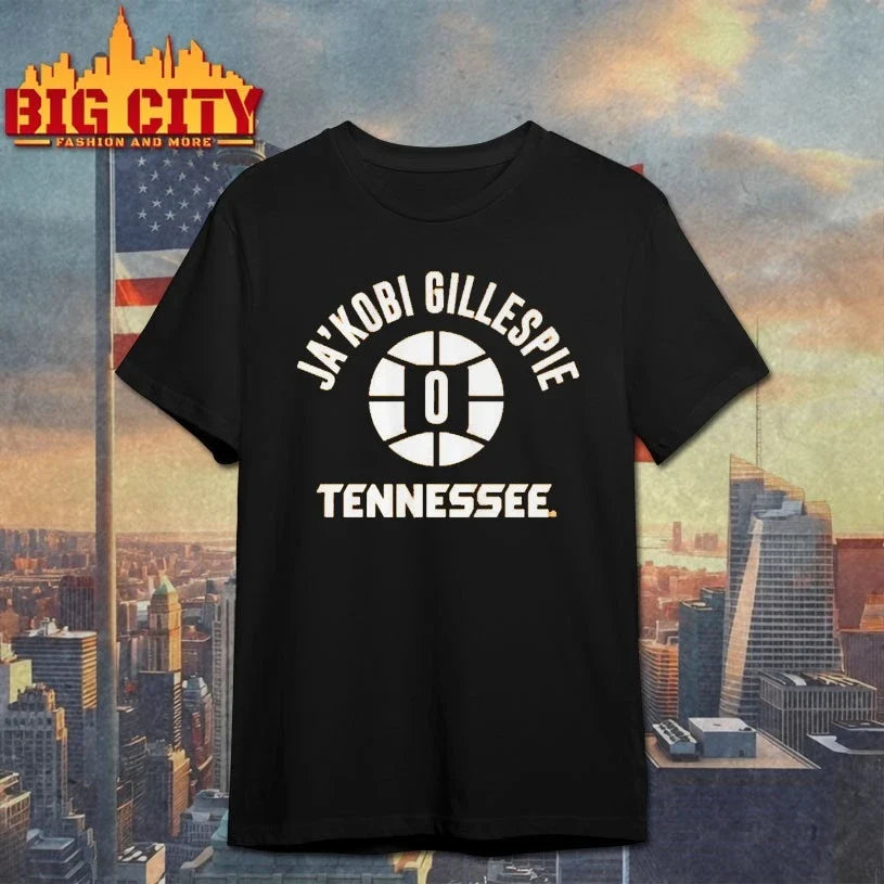 Tennessee Basketball Ja’Kobi Gillespie Name Number Ball shirt Unisex T-shirt, Sweatshirt, Hoodie, Long Sleeve Tee - T-Shirt, Sweatshirt, Hoodie