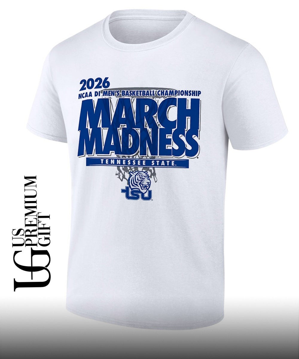 Tennessee State Tigers March Madness NCAA D1 Mens basketball Championship 2026 shirt Unisex T-shirt, Sweatshirt, Hoodie, Long Sleeve Tee - T-Shirt, Sweatshirt, Hoodie