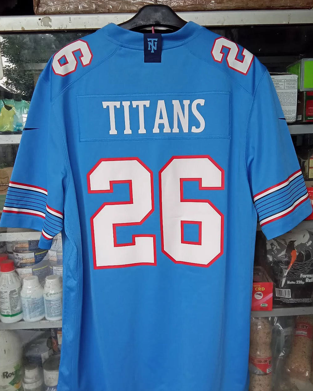 Tennessee Titans 30th Style 2 Football Jersey football jersey product view 1