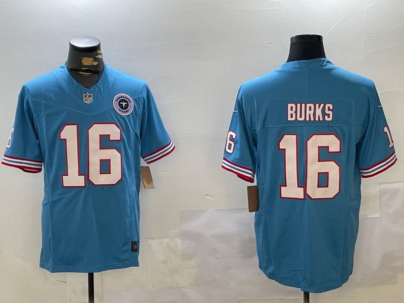 Tennessee Titans #16 Treylon Burks Style 2 Football Jersey football jersey product view 1