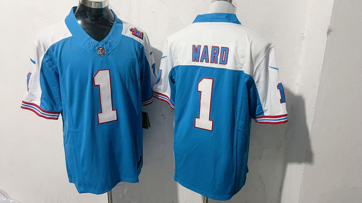 Tennessee Titans #1 Cameron Ward Style 7 Football Jersey football jersey product view 1