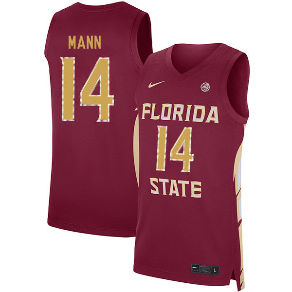 Terance Mann 14 Red College Football Jersey football jersey product view 1