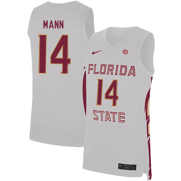 Terance Mann 14 White College Football Jersey football jersey product view 1