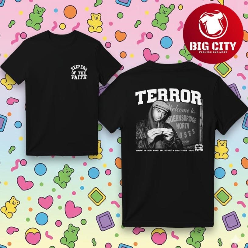 Terror Keepers Of The Faith Two Sided Shirt Unisex T-shirt, Sweatshirt, Hoodie, Long Sleeve Tee - T-Shirt, Sweatshirt, Hoodie