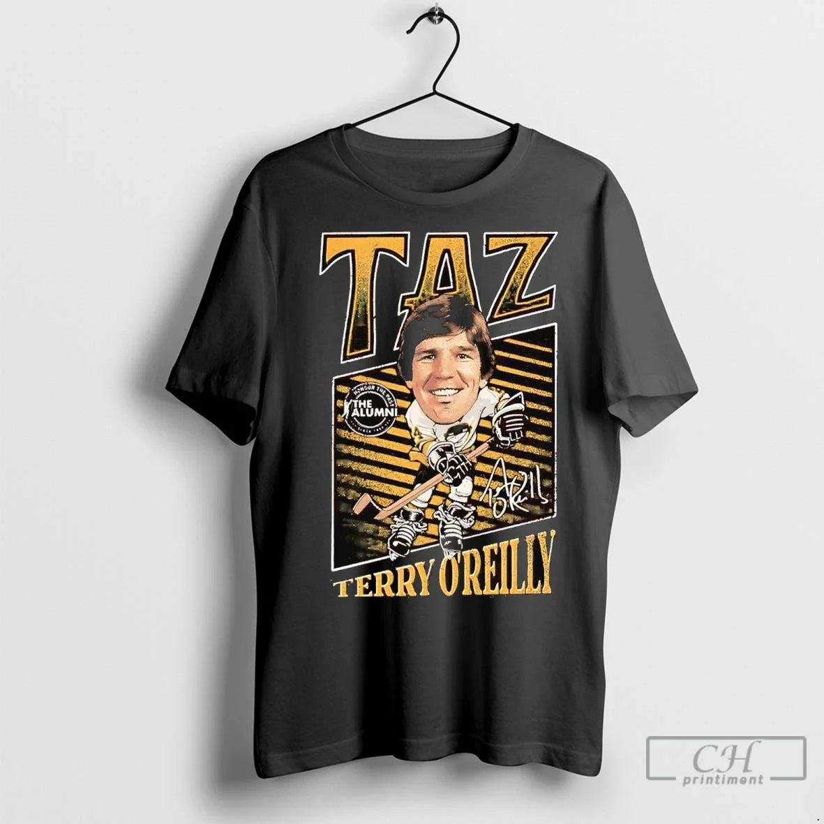 Terry Oreilly Taz Spittin Chiclets Caricature T Shirts Unisex T-shirt, Sweatshirt, Hoodie, Long Sleeve Tee - T-Shirt, Sweatshirt, Hoodie