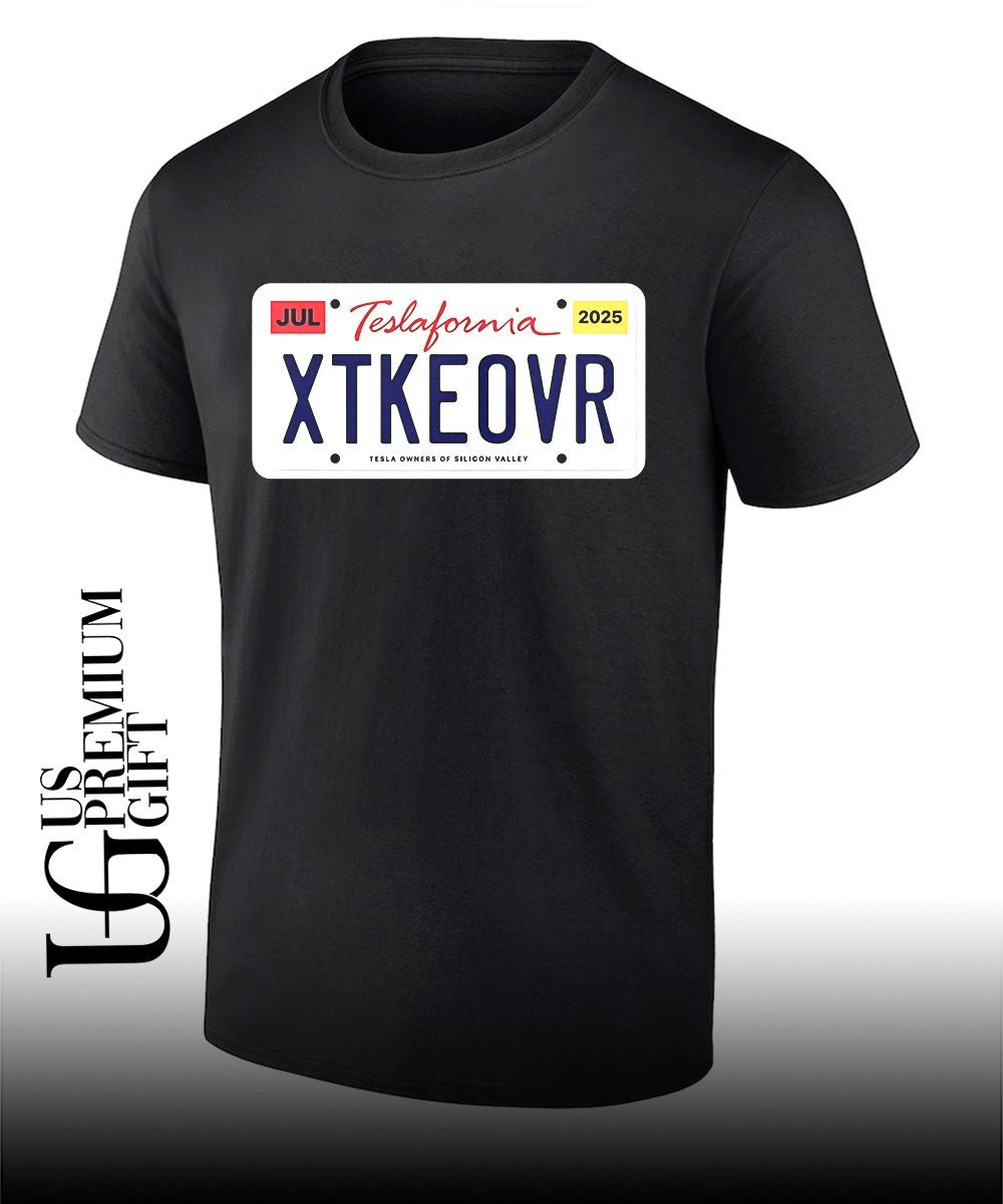 Teslafornia X Takeover 2025 logo shirt Unisex T-shirt, Sweatshirt, Hoodie, Long Sleeve Tee - T-Shirt, Sweatshirt, Hoodie