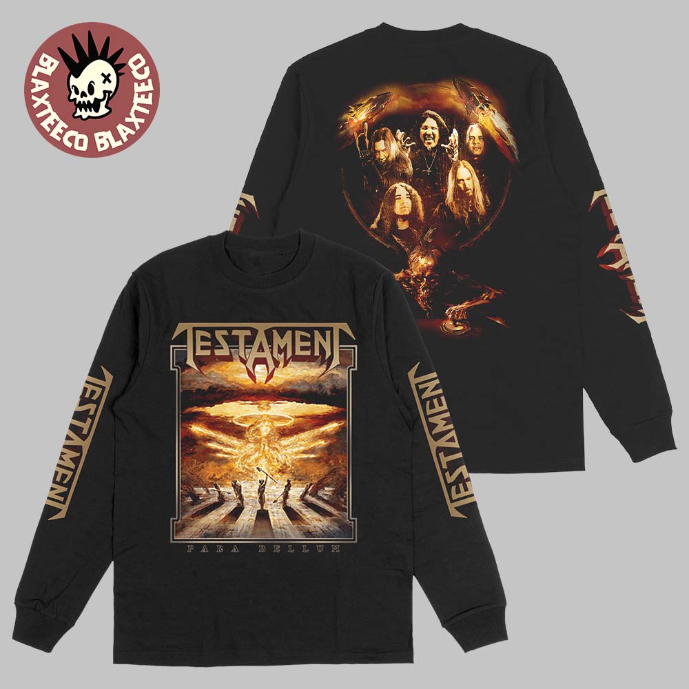Testament Para Bellum Album Merch Album Cover With Band Graphic Long Sleeve Tee Unisex T-shirt, Sweatshirt, Hoodie, Long Sleeve Tee - T-Shirt, Sweatshirt, Hoodie