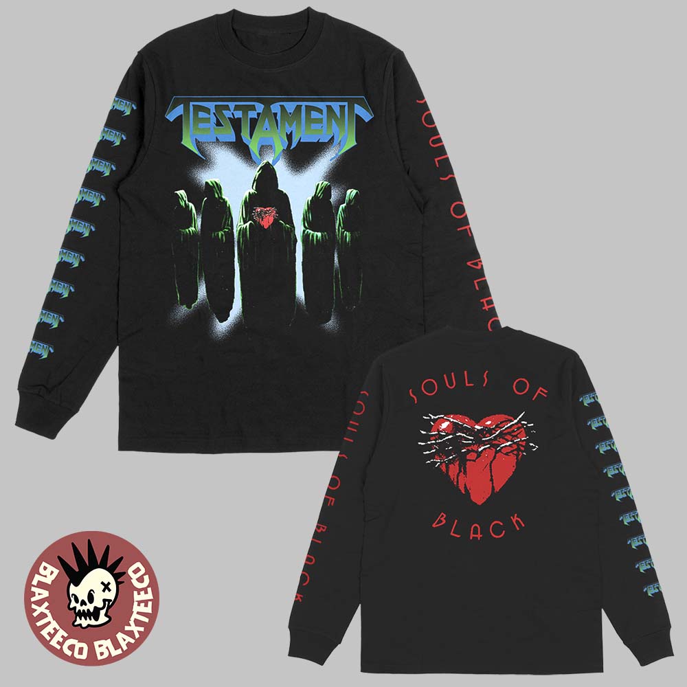 Testament Souls Of Black Collection Album Cover Long Sleeve Tee Unisex T-shirt, Sweatshirt, Hoodie, Long Sleeve Tee - T-Shirt, Sweatshirt, Hoodie
