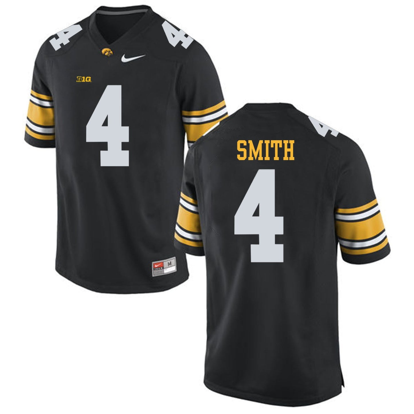 Tevaun Smith 4 Black Style 2 College Football Jersey football jersey product view 1