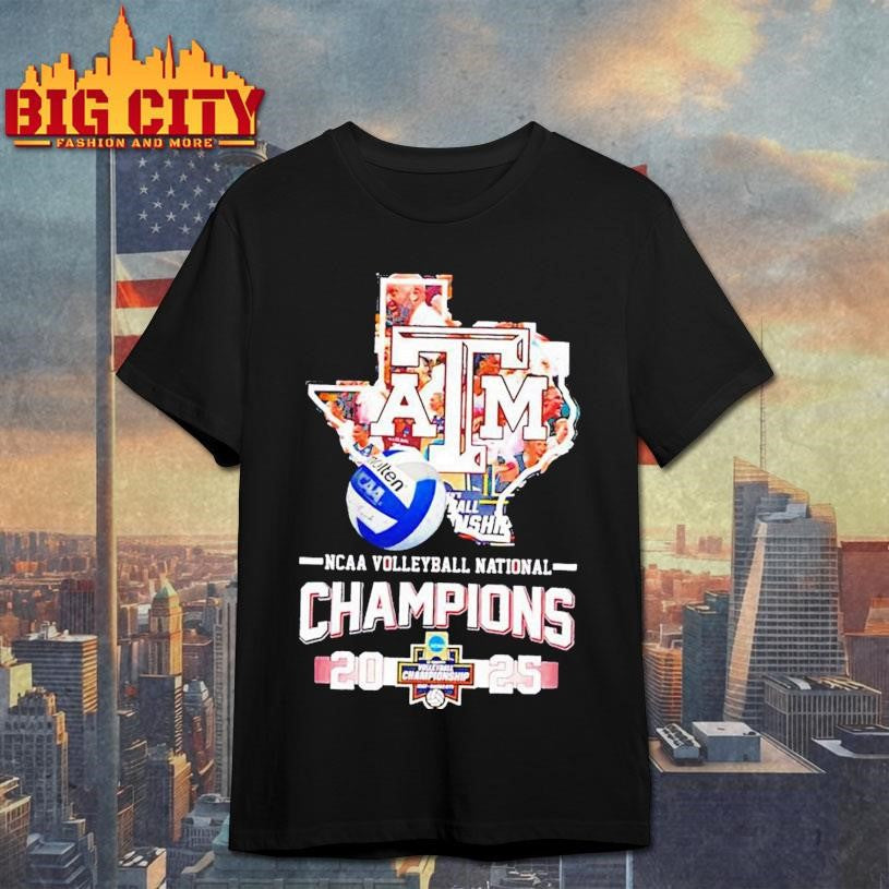 Texas A&amp;M Aggies 2025 Volleyball National Champions State Vintage shirt Unisex T-shirt, Sweatshirt, Hoodie, Long Sleeve Tee - T-Shirt, Sweatshirt, Hoodie