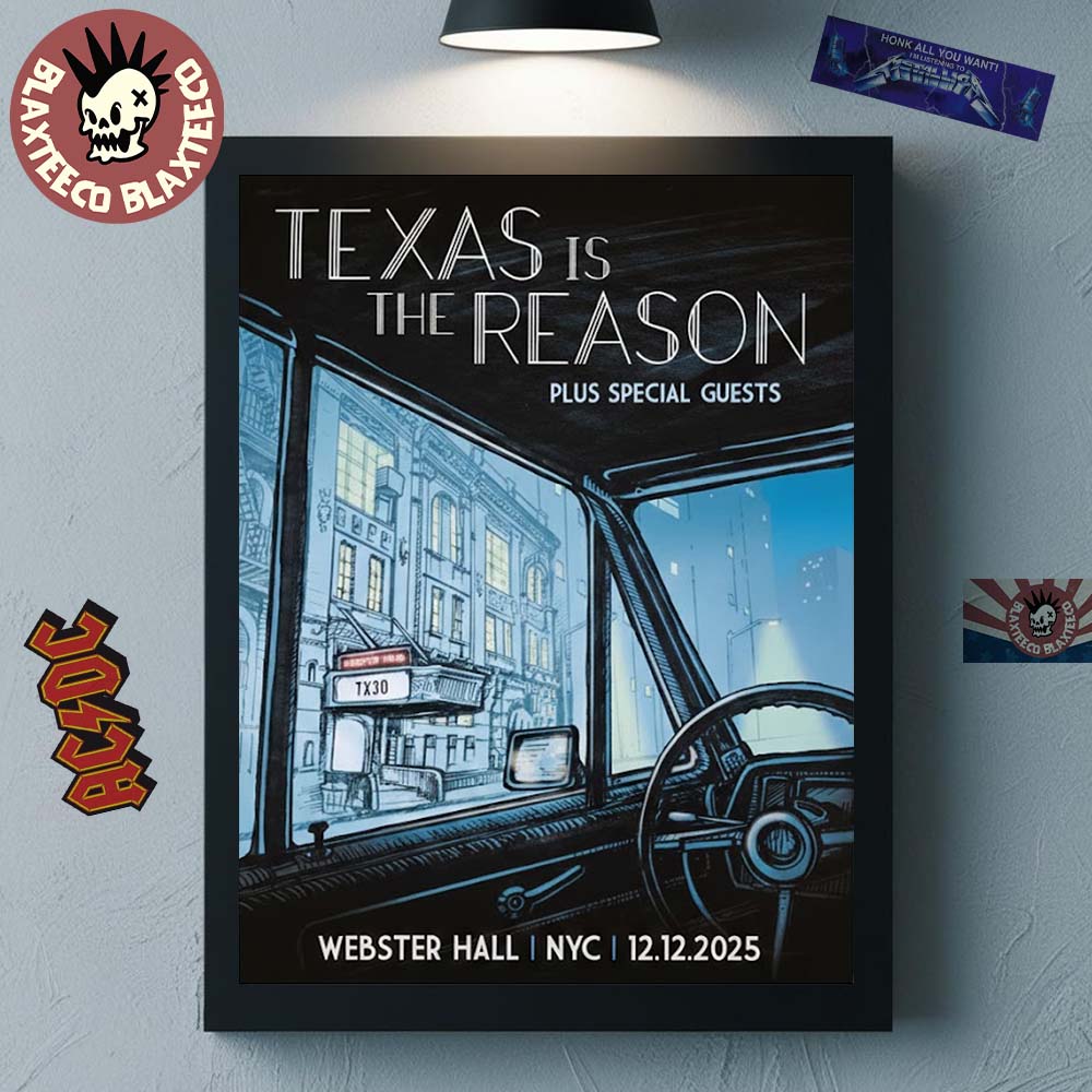 Texas Is The Reason New York City 2025 Event Poster At Webster Hall On December 12 2025 Home Decor Poster Canvas - T-Shirt, Sweatshirt, Hoodie
